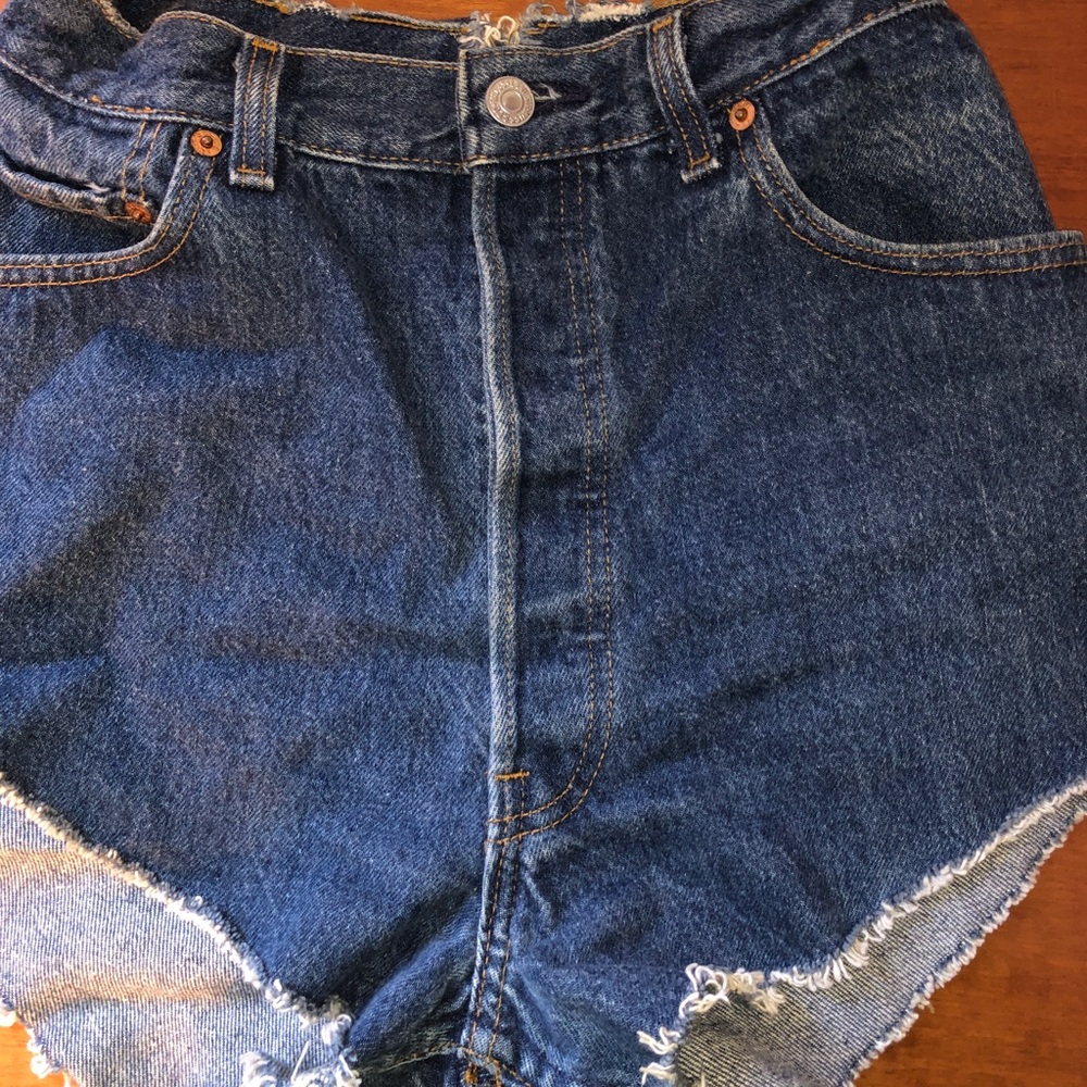 Levi’s vintage cheeky denim shorts